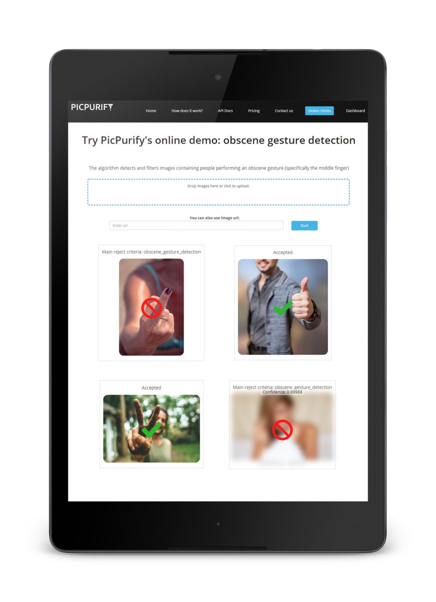 PicPurify tweet media