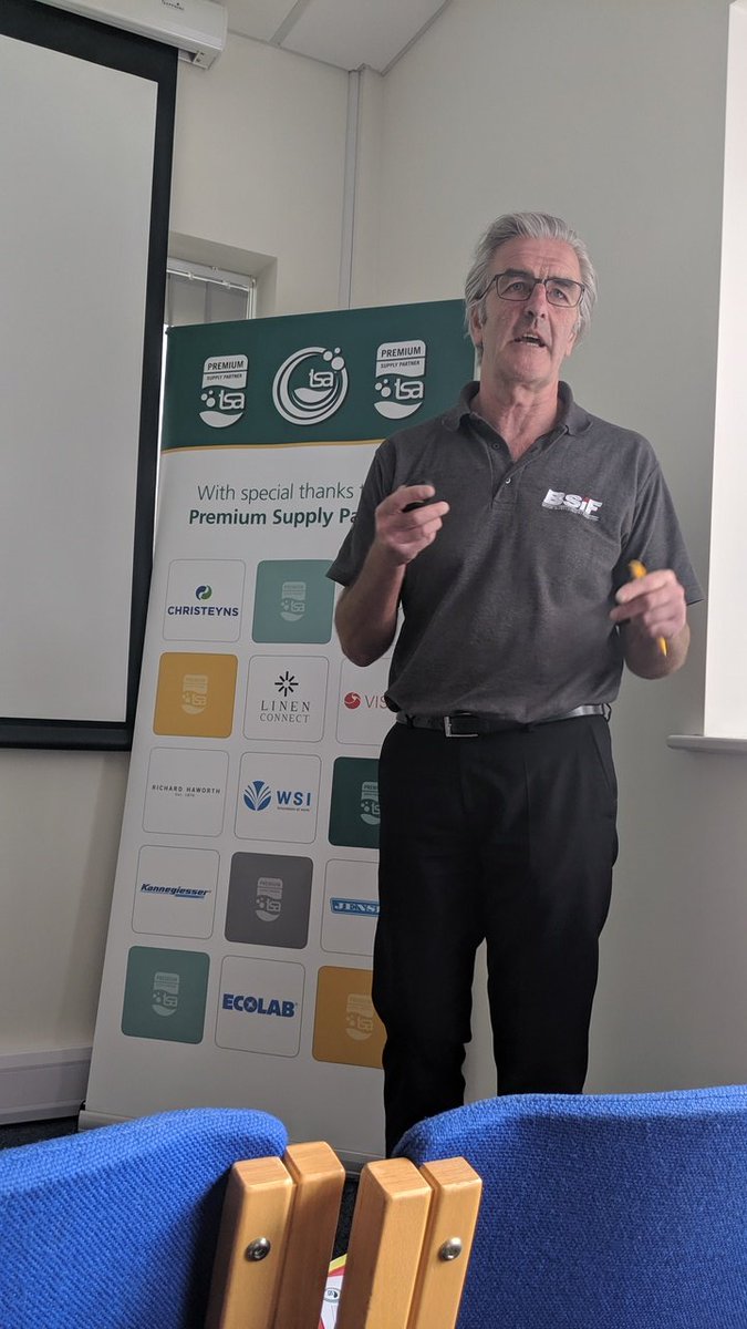 <a href="/TextileServices/">TSA</a> PPE Seminar Event, hosted by <a href="/UkKannegiesser/">Kannegiesser UK Ltd</a> at Banbury site, a full house with 33 attendees over both days. Alan Murray of <a href="/BSIF1/">BSIF</a> (British Safety Industry Federation) delivered a session on PPE regulations and implications
