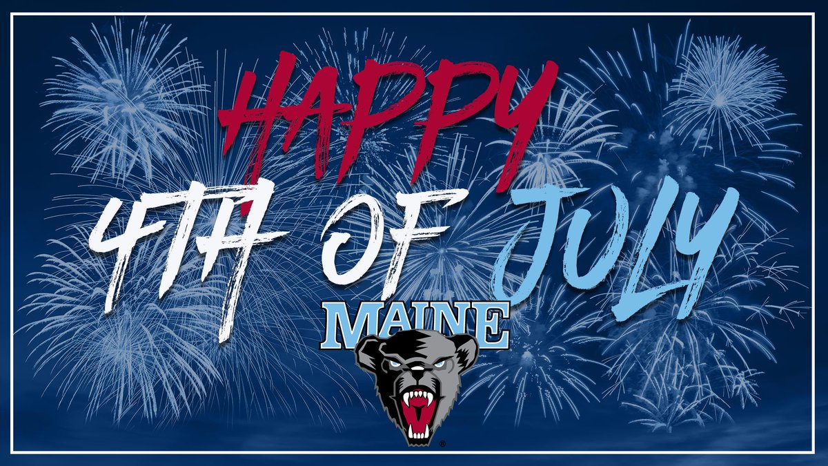 Maine Athletics (@blackbearnation) on Twitter photo 🇺🇸 Happy #4thofJuly #BlackBearNation‼️ 🇺🇸 Happy #4thofJuly #BlackBearNation‼️