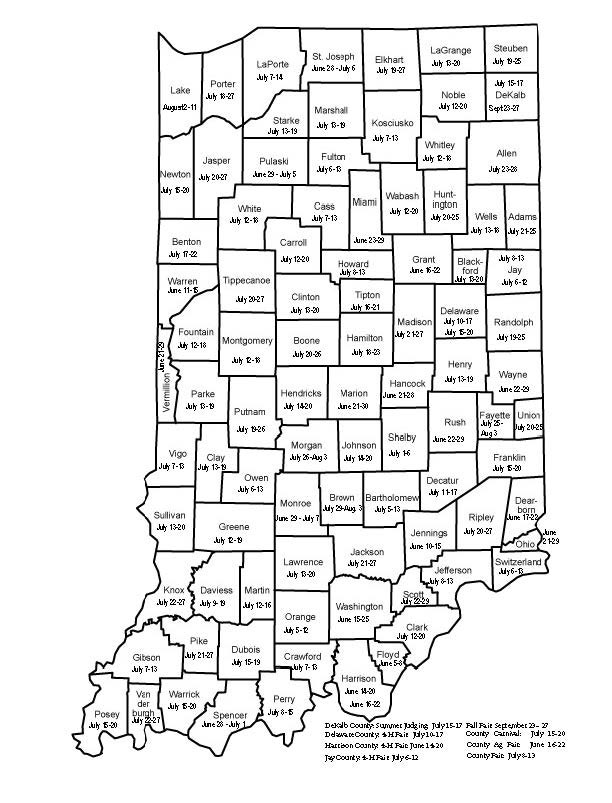 ISDAgov's tweet image. It’s fair season in Indiana, which means good food, great friends and lots of #agriculture on display! 🎡 

Cheat sheet ⬇️ by the Indiana Association of Fairs!