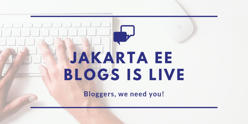 JakartaEE's tweet image. Yay! @JakartaEEBlogs is live! Bloggers, keep adding your content here: bit.ly/2HFle5d
#JakartaEE #Java #PoweredByParticipation