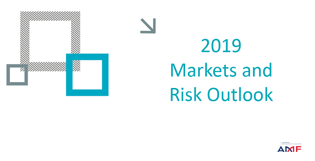 The AMF publishes its 2019 #markets and #risk outlook: market correction, high #debt levels and the transformation of the financial sector in Europe are the main risks identified bit.ly/2NtvMre