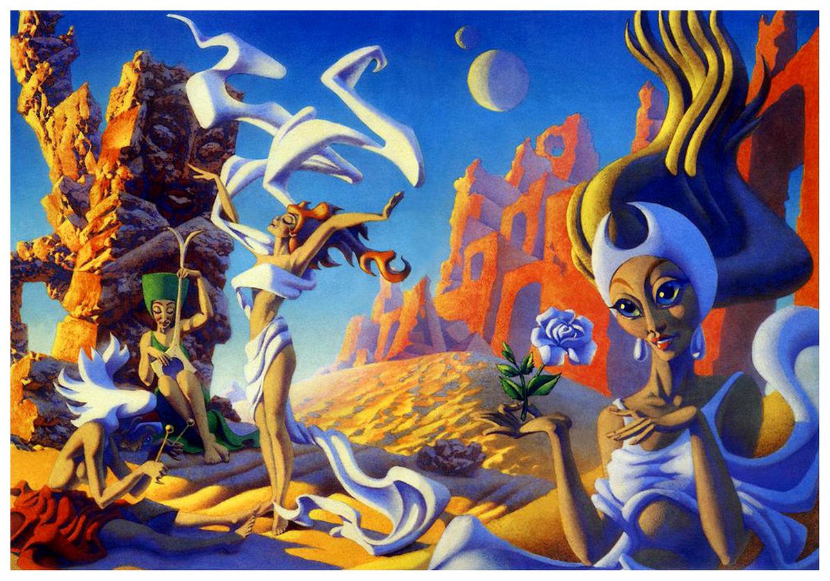 Hannes Bok (Wayne Francis Woodard, 1914–1964) -
Excellent gallery here: https://t.co/VbR9mBYkpa