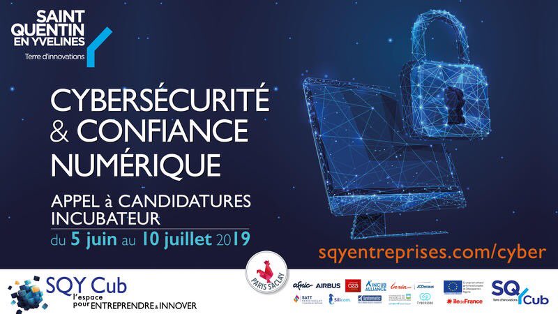 Net6tem's tweet image. Net6tem vous conseille ... vous avez un projet entrepreneurial en #Cybersécurité ou #ConfianceNumérique ?
Il vous reste quelques jours pour envoyer votre candidature à l’incubateur SQYcub, l’espace pour entreprendre et innover.