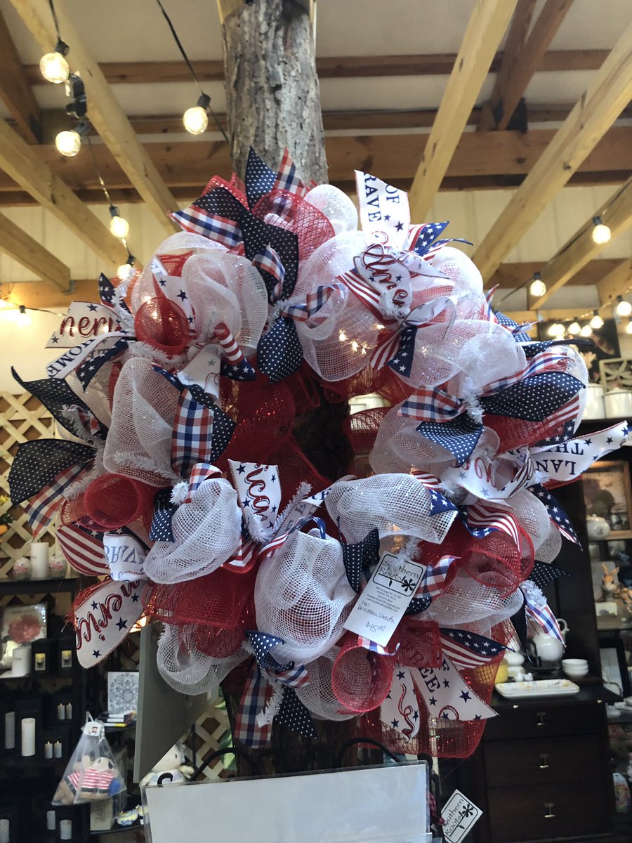 Bold stripes, bright stars, brave hearts. Southern Roots at Reclaimed is OPEN tomorrow, July 4th. Stop in today for last minute home décor! 🇺🇸❤️🇺🇸 #southernrootssml #IndependenceDay #July4th2019