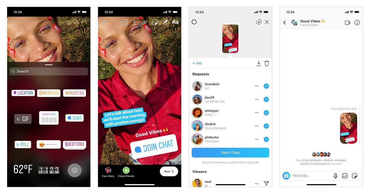 NEW Instagram Stories sticker has been created to help followers join directly into a group chat. buff.ly/2YtNDz8