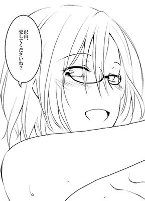 幸せそうなマシュが描けたので満足です。 
