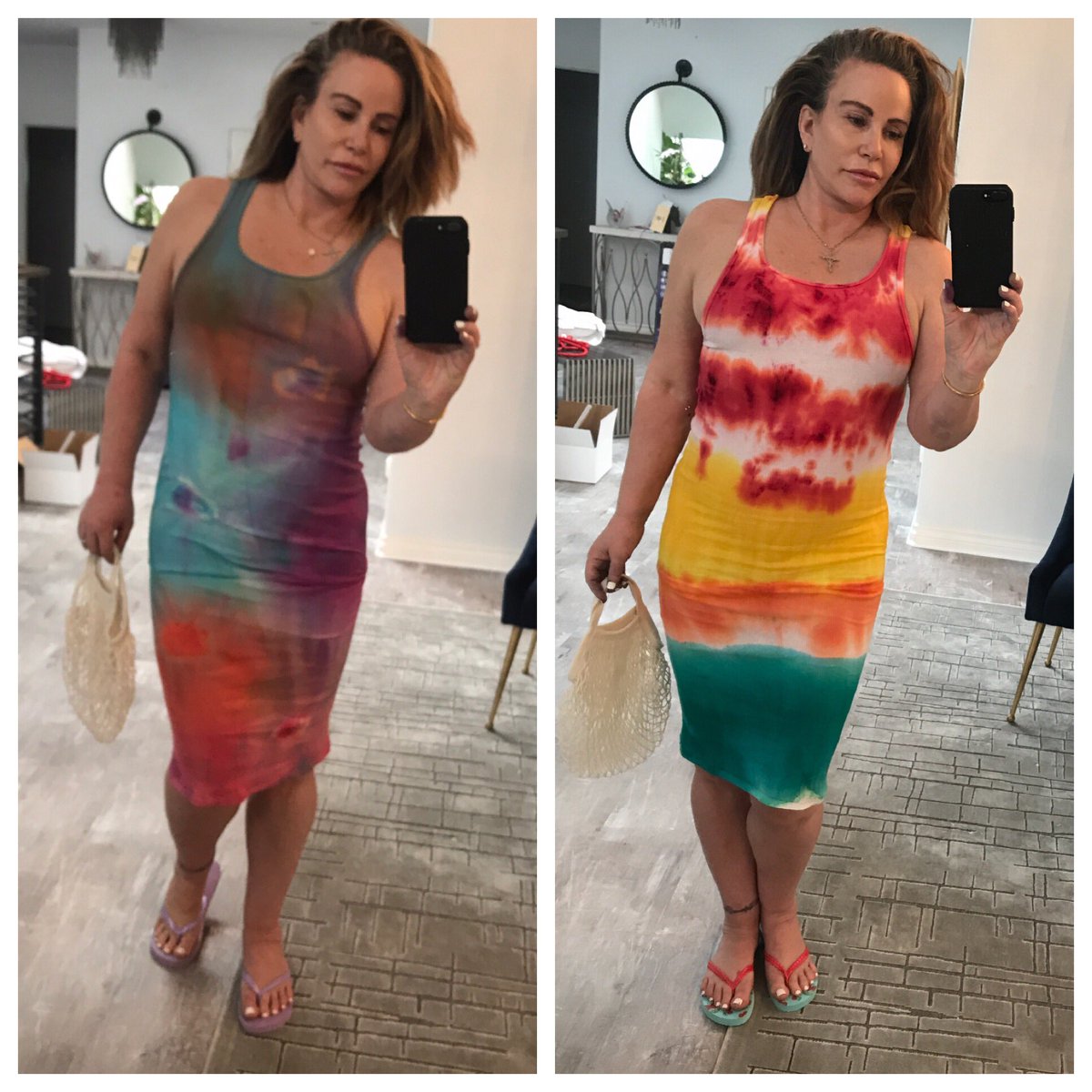 A. Purple &amp; Red vibes.                                    B. Yellow orange &amp; green vibes