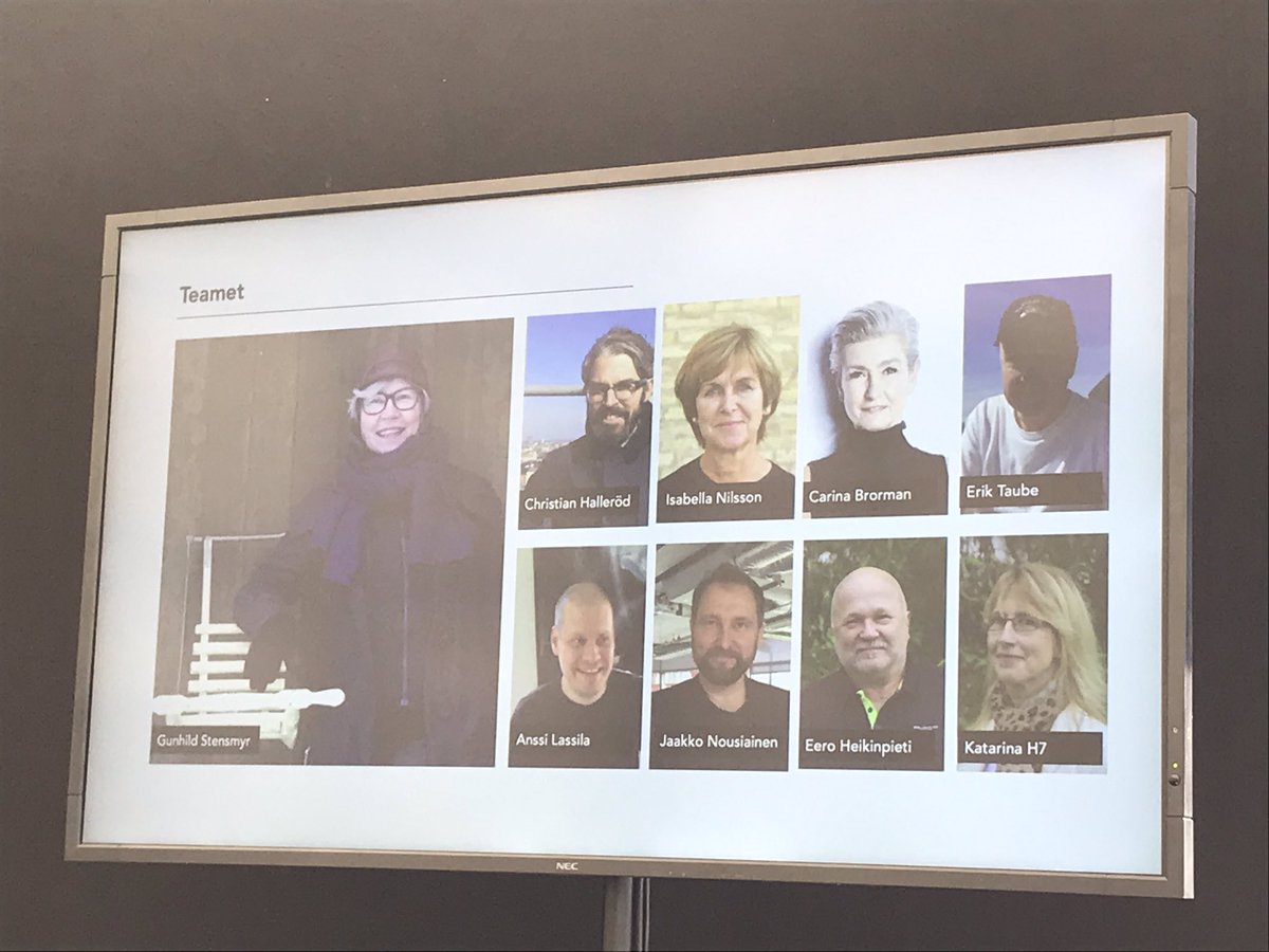 Hamnade på ett fantastiskt #Norrbotten program i #Almedalen om Konsthall Tornedalen planerad att byggas i Vitsaniemi. Det är bara att gratulera <a href="/arttornedalen/">gunhild stensmyr</a> som håller på att skapa en unik plats för samtidskonst som också främjar den regionala samhällsutvecklingen. <a href="/norrbotten/">Region Norrbotten</a>