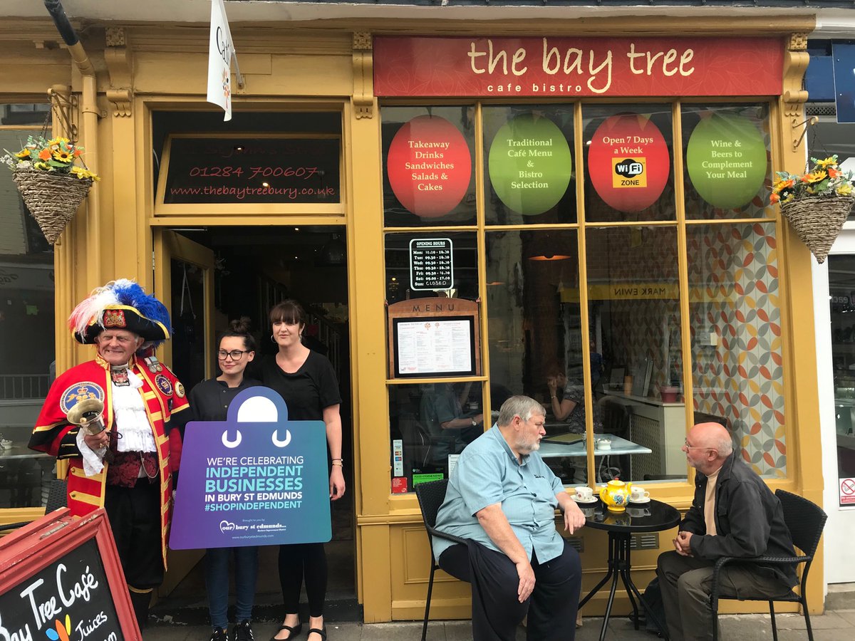 Michael Kirkham (@mike_ourbsebid) on Twitter photo Final refreshment stop <a href="/baytreecafe/">Bay Tree Cafe</a> <a href="/stjohnsstBSE/">St Johns Street BSE</a> <a href="/ourburysteds/">Our Bury St Edmunds</a> before <a href="/lordofgreatbadd/">Tony Appleton</a> heads off - is that some of the <a href="/RWSFM/">RWSfm 103.3</a> presenters I spot😀 #independentsweek Final refreshment stop <a href="/baytreecafe/">Bay Tree Cafe</a> <a href="/stjohnsstBSE/">St Johns Street BSE</a> <a href="/ourburysteds/">Our Bury St Edmunds</a> before <a href="/lordofgreatbadd/">Tony Appleton</a> heads off - is that some of the <a href="/RWSFM/">RWSfm 103.3</a> presenters I spot😀 #independentsweek