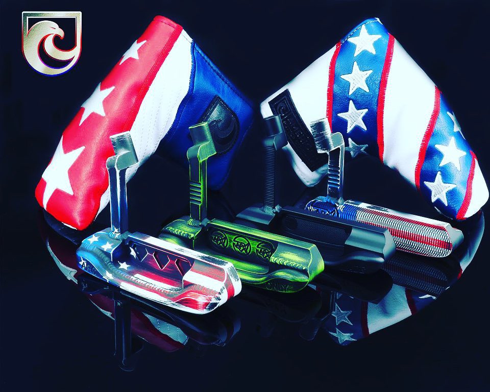 New Golf Gear <a href="/American_Putter/">American Putter Company</a> ready to celebrate Independence Day! #Golf #pgatour #Putter #AmericanMade