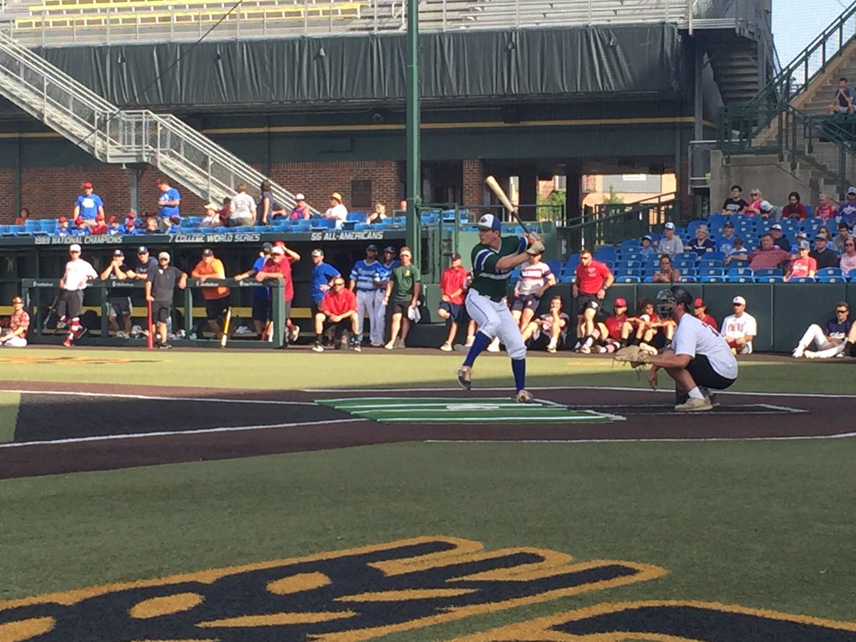 All of the guys represented Great Bend well in the @SunflowerBsb All-Star Game. <a href="/_StevenBeard_/">Steven Beard</a> , <a href="/Easton_Young1/">Easton Young</a> , and <a href="/thowe487/">Tanner Howe</a> all pitched a scoreless inning. <a href="/luke_repka/">Luke Repka</a> , <a href="/MeinertCollin/">Collin Meinert🦉</a> , and <a href="/DaunteFreeman/">D.Freeman11</a> each reached base once in two AB's. Freeman had a hit and a SB.