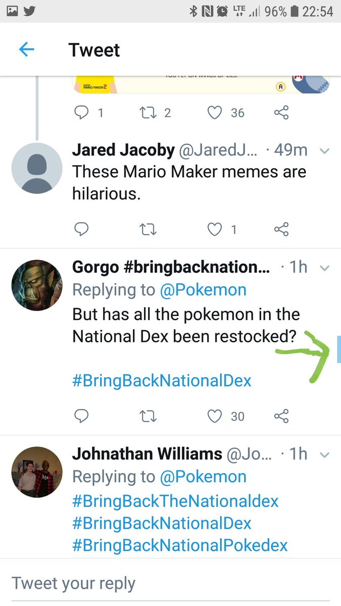 Ora_Charmander's tweet photo. @Pokemon I love how far down the "bring back national dex" replies start🤣🤣 their movement is weakening...
#SupportTheGalarDex #SupportPokemon https://t.co/f4zOVADF1X