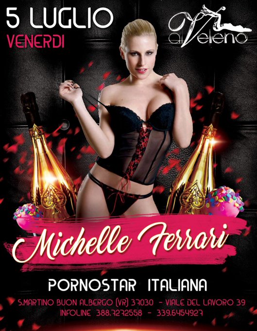 Mancano pochi giorni organizzatevi😜😜😜 https://t.co/797aHt4Ovm<a href="/tag/michelleferrari"class="tags"><span>#michelleferrari</span></a><a href="/tag/la7"class="tags"><span>#la7</span></a><a href="/tag/massimogiletti"class="tags"><span>#massimogiletti</span></a><a href="/tag/nonela"class="tags"><span>#nonela</span></a>
