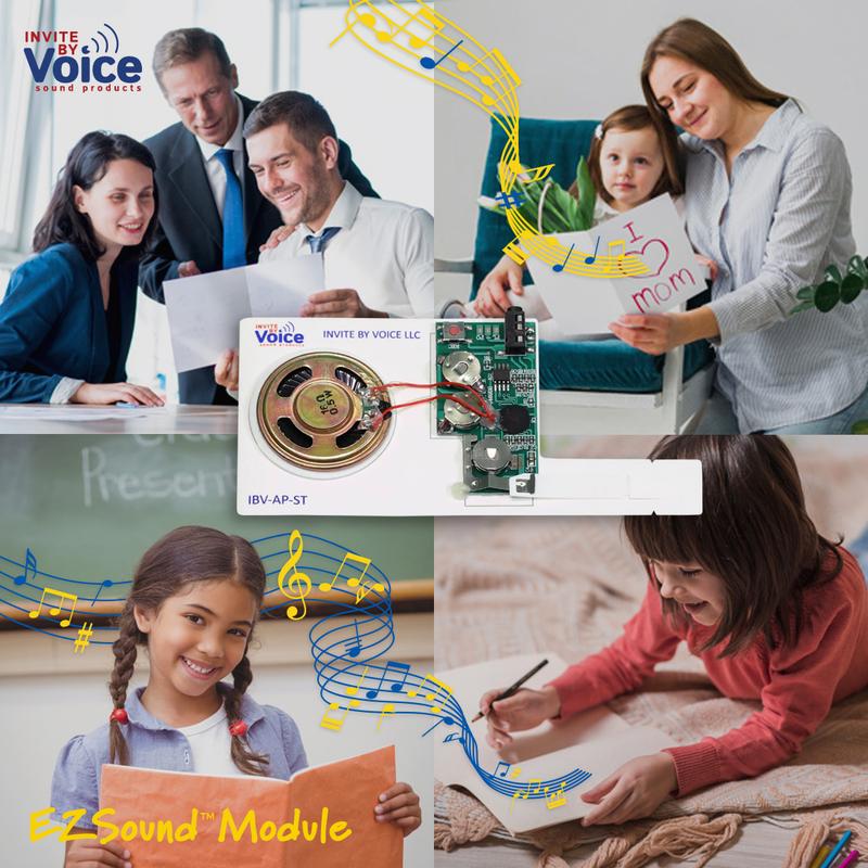 invitebyvoice's tweet photo. The EZSound® Module is great for many things! Here are just a few ways you can add custom sound to your projects, gifts, cards, crafts, hobbies and more! 🙂 

#invitebyvoice #ezsound #musicalgift #handmadegifts #personalgift #gift #memories #handmade #diygift #projects #hobbies https://t.co/ywGQXSsjw4