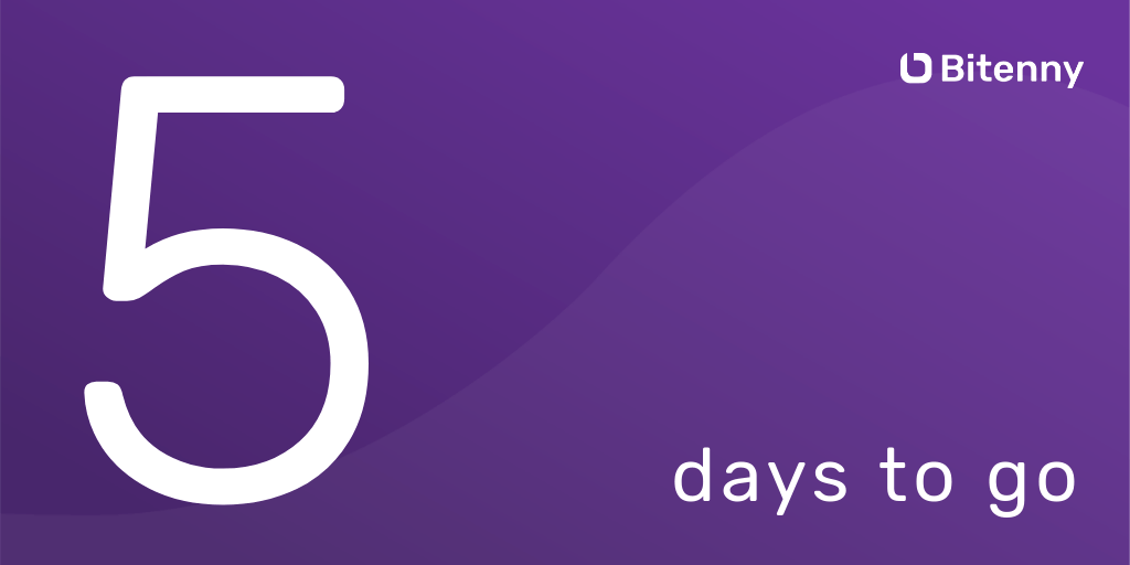 Bitenny_io's tweet photo. Just  5 more days before BTNY token sale 🤩🤩 https://t.co/HiYlQj94bk