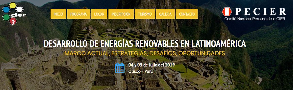 carlosmcaros's tweet photo. Este 4 y 5 de julio estaré en #Cusco para el Foro del #PECIER "Desarrollo de Energías Renovables en Latinoamérica". Conversaremos sobre las oportunidades, estrategias y tendencias. Además, compartiré información sobre cada una de las charlas ¡Seguimos en contacto! https://t.co/WkIXnNJF5k