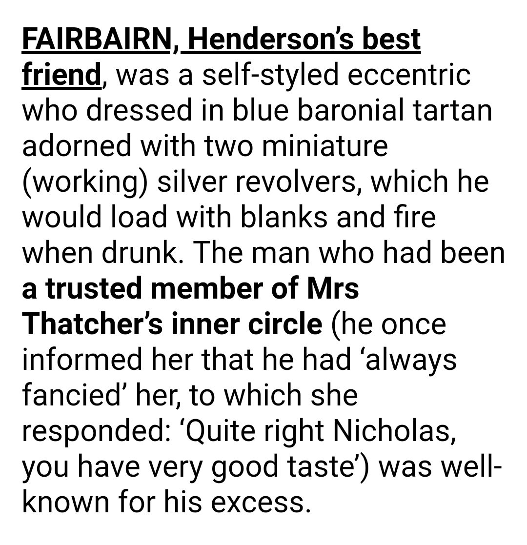 Fairbairn would seduce anything on two legs: Alongside his dalliance with Rantzen, he even told Thatcher he had 'always fancied her'. It was she who read the eulogy at his funeral. When allegations of abuse surfaced, it was the corrupt Malcolm Rifkind who rallied to his defence.