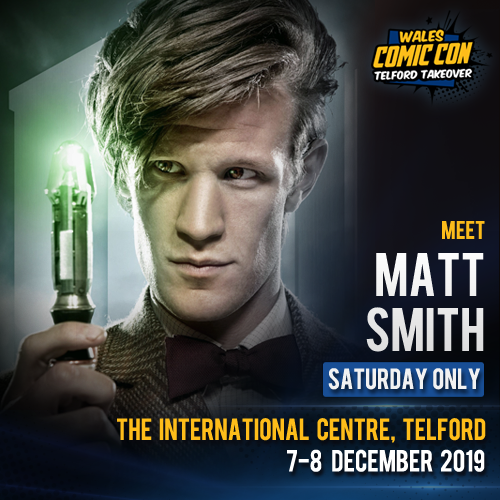 NEW MEDIA GUEST #WCC2019 - Matt Smith #DoctorWho #TheCrown #TerminatorGenisys #Morbius
