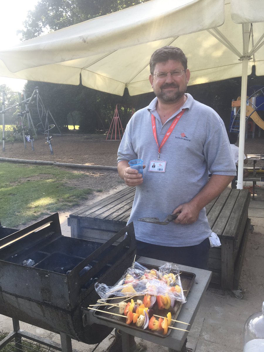 YMS_Create's tweet image. Mr Lawrence on the bbq