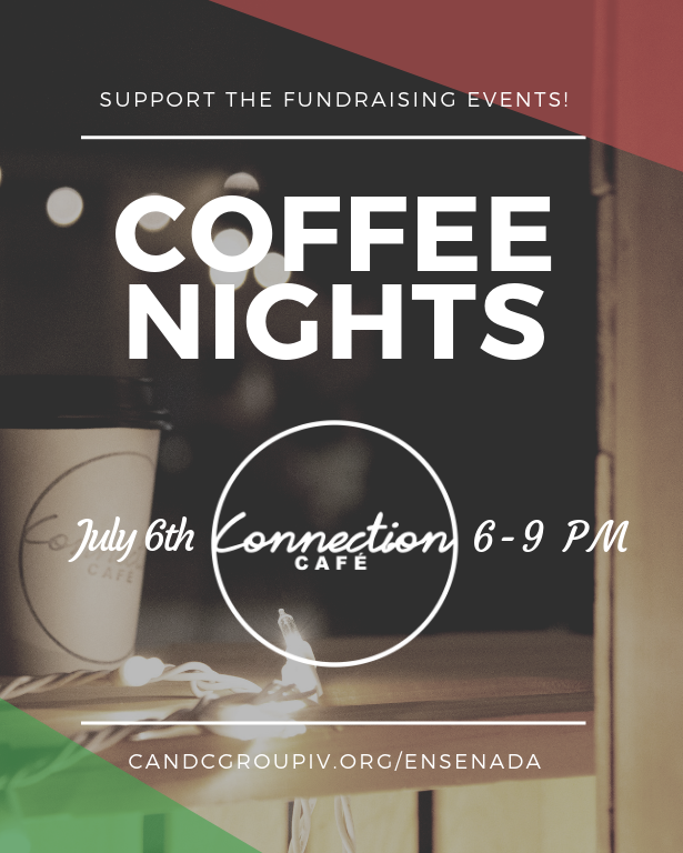 ☕️ Have a good cup of coffee, and support our missions trip to Ensenada! 👉🏽Also the deadline to reserve your spot ends  July 7th. Get that $50 in asap! #candcgroupiv #ensenadamissions #ensenada #coffeenights #coffee #connectioncafefcc