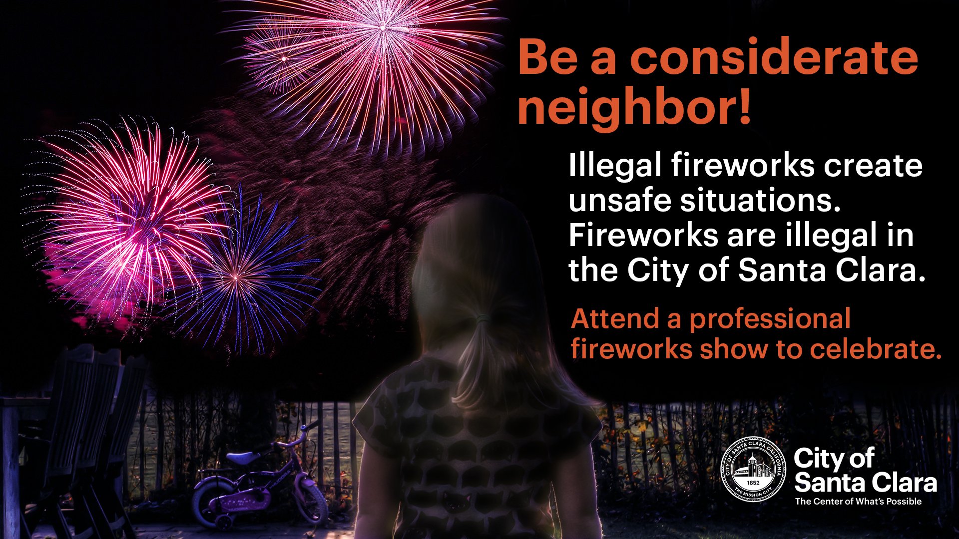 Santa Clara Police on Twitter "Fireworks scare veterans, children and