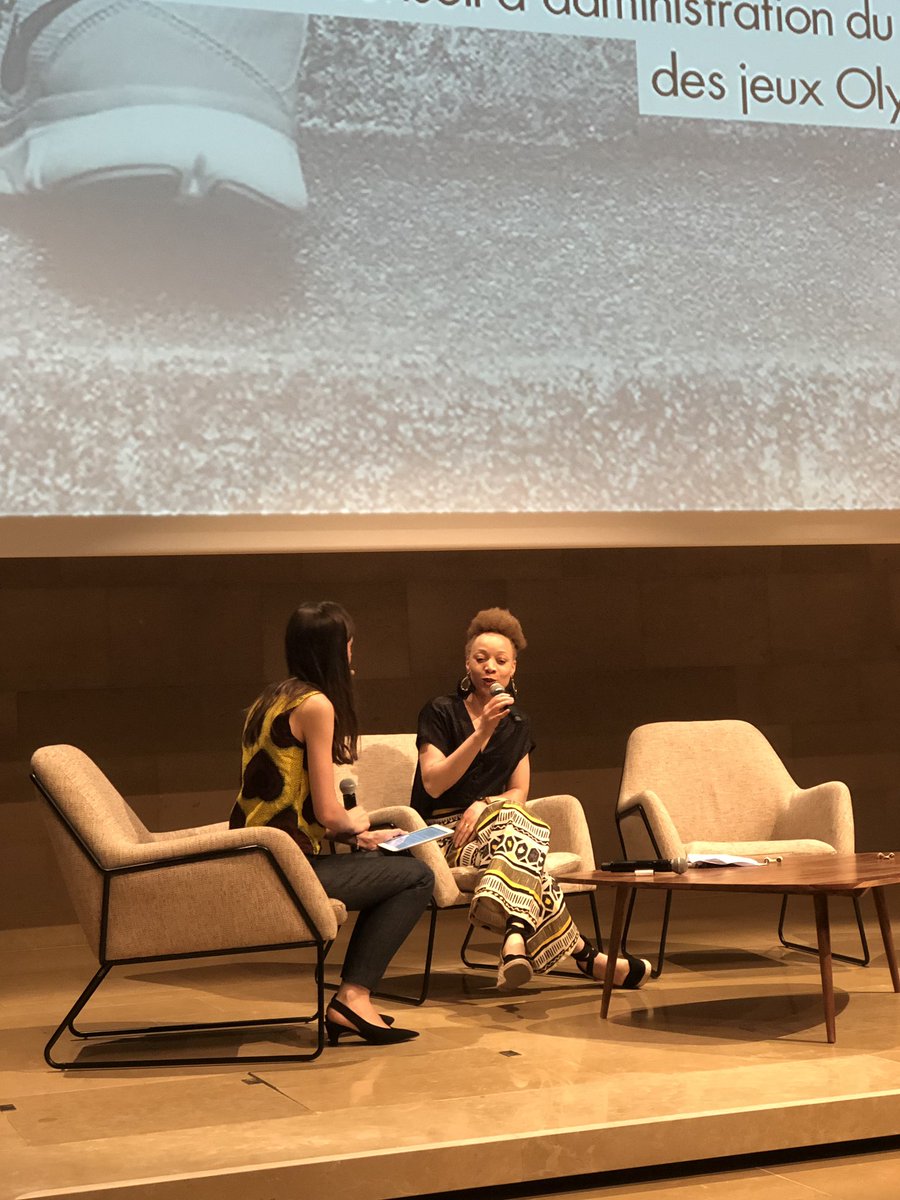 ELLEactive's tweet photo. « Le sport m’a aidé à surmonter ma différence ». Nantenin Keita, championne paralympique en 2016 est avec nous au forum #ELLEactiveSport https://t.co/dlFp5aOF7T