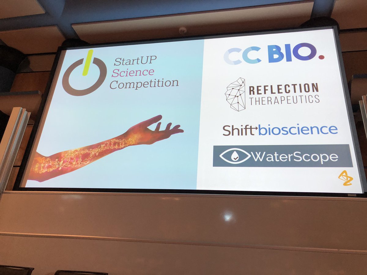 The time has come. The final of the <a href="/AstraZeneca/">AstraZeneca</a> StartUP Science Competition has kicked off! Good luck to our 4 finalists! #AstrazenecaExchange