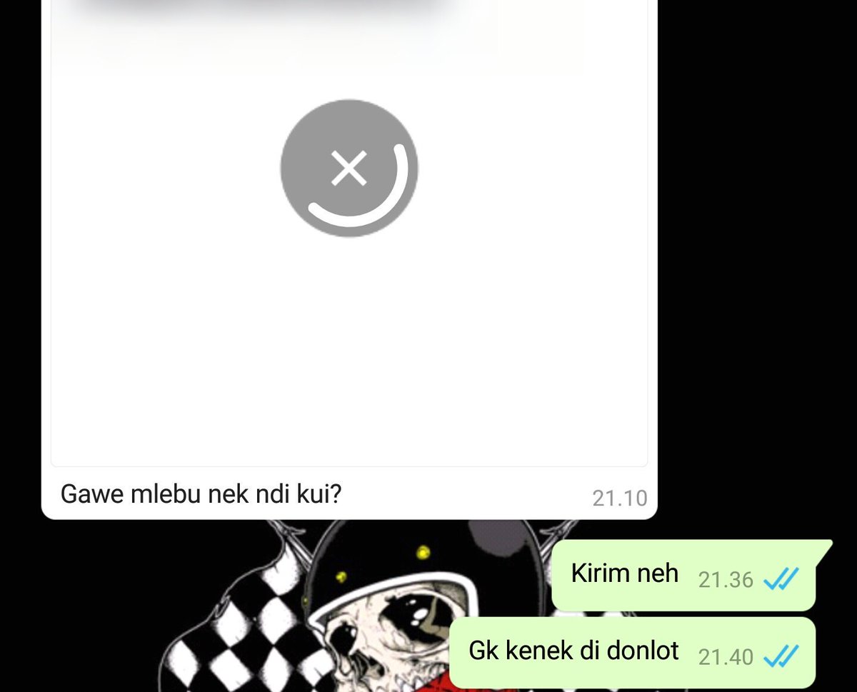 Haha haha kosa kata binatang ini tak sabar ingin meronta  #whatsappdown