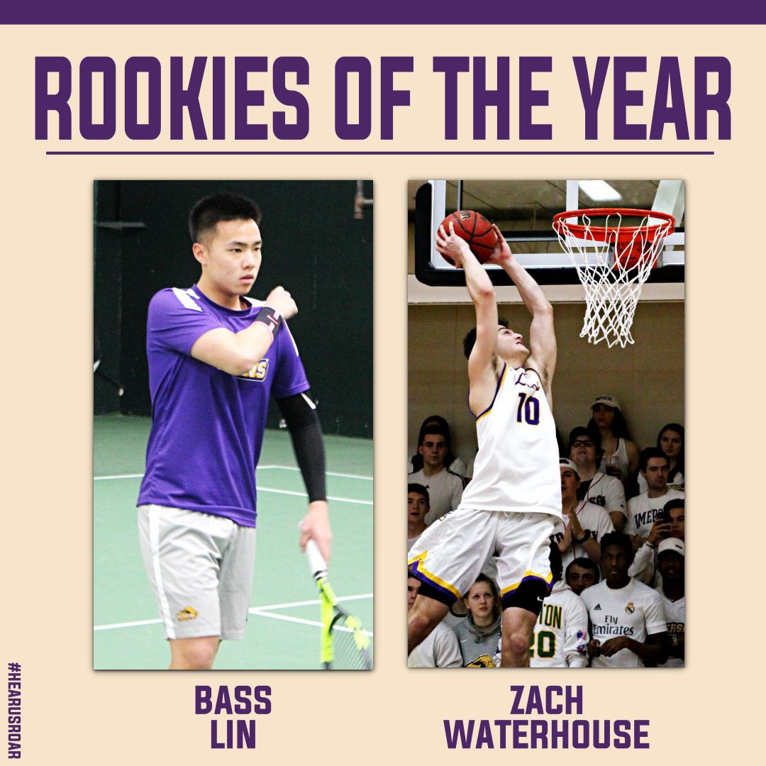 Memorable Moment #7: Big Performances Call for Big Awards 

3⃣ NEWMAC Coach of the Year honors for 
<a href="/TennisEmerson/">EmersonTennis</a>, @EmersonHoop and <a href="/EmersonWBBall/">Emerson WBB</a> and 2⃣ NEWMAC Rookie of the Year accolades for the first time since '13-14. Need we say more? 🏆

#HearUsRoar 🦁