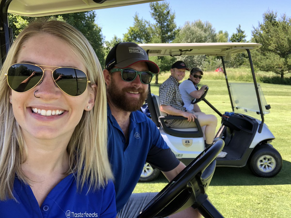 One year later, and I’m still not quitting my day job. Having a blast on the green none the less for the Bruce County Holstein Club golf tournament today. 🏌🏼‍♀️ <a href="/theshortbross/">Jake Bross</a>