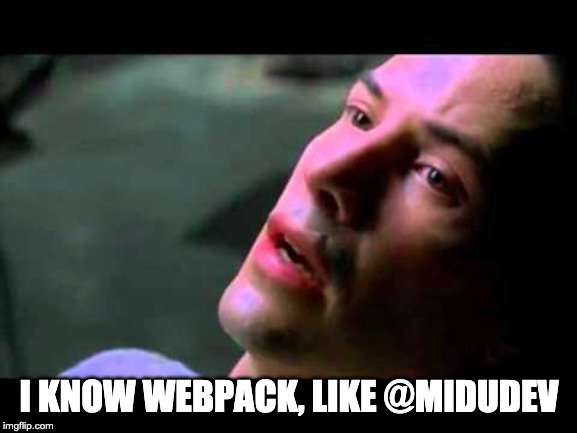 nucliweb's tweet photo. Kudos to @midudev 🤘🏼
I know webpack like a pro after his breathtaking @webpack workshop at @AdevintaEng #AdevintaTech #Frontend https://t.co/x3VQwAewIn