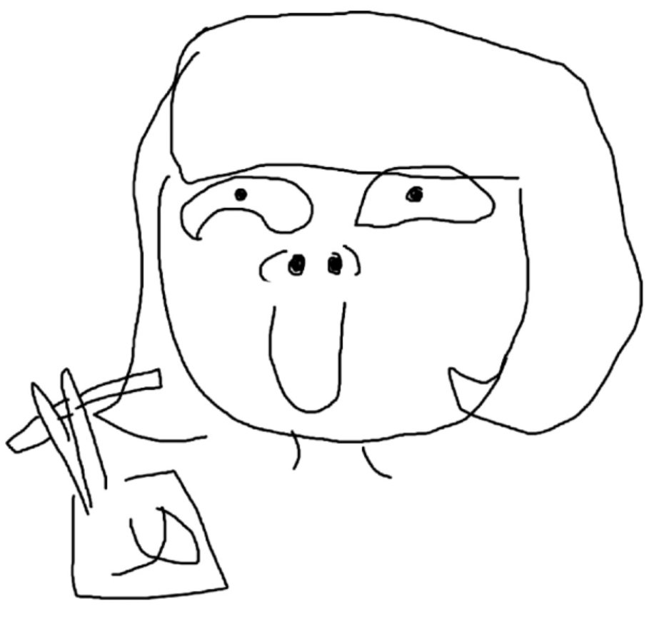 ElvisaYM's tweet photo. Dejo por aquí algunos de los dibujos que hago cuando jugamos a "adivinar las películas" con el Photoshop en Twitch. Por orden: Uma Thurman en Pulp Fiction, Mafalda, Casper y Mickey Mouse. https://t.co/DQa1dEXcPb