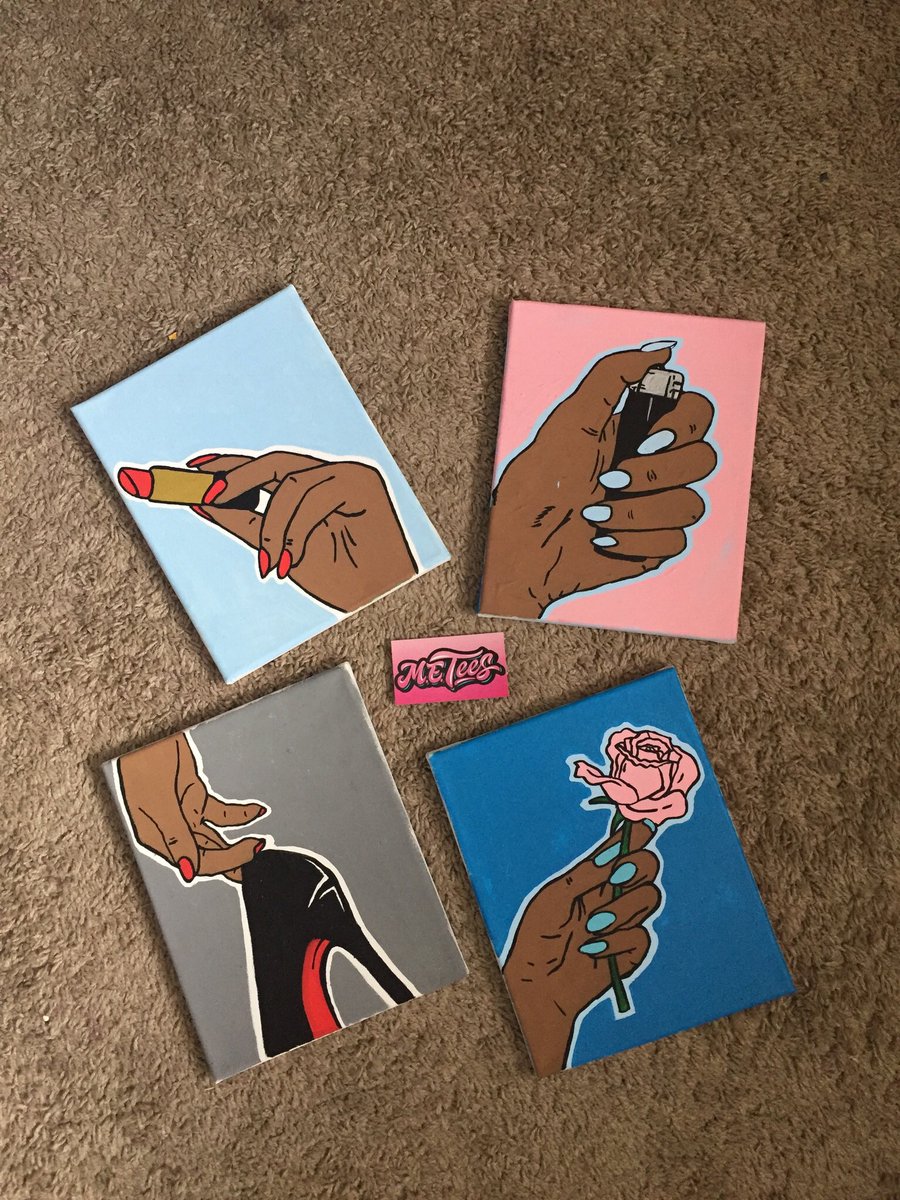BigARTillery78's tweet photo. I will always shout out that #melanated work! 👌🏾👌🏾🎨
#hands #brownskin #lighter #heel #lighter #rose #metees #painting #art #artist #canvas #iputpaintwhereitaint https://t.co/dn7OGl2lGr