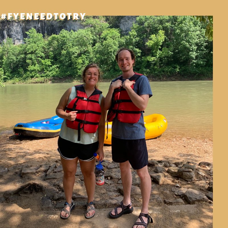 HU_FYE's tweet photo. As a first-year student, you need to try canoeing down the Buffalo River! The Buffalo River is a great place to rent a canoe &amp; see why Arkansas is called the Natural State. The Buffalo River is 2 hours away from Searcy, but is well worth the drive! #FYENeedToTry #FYEInsideStory https://t.co/suluG4AwPF