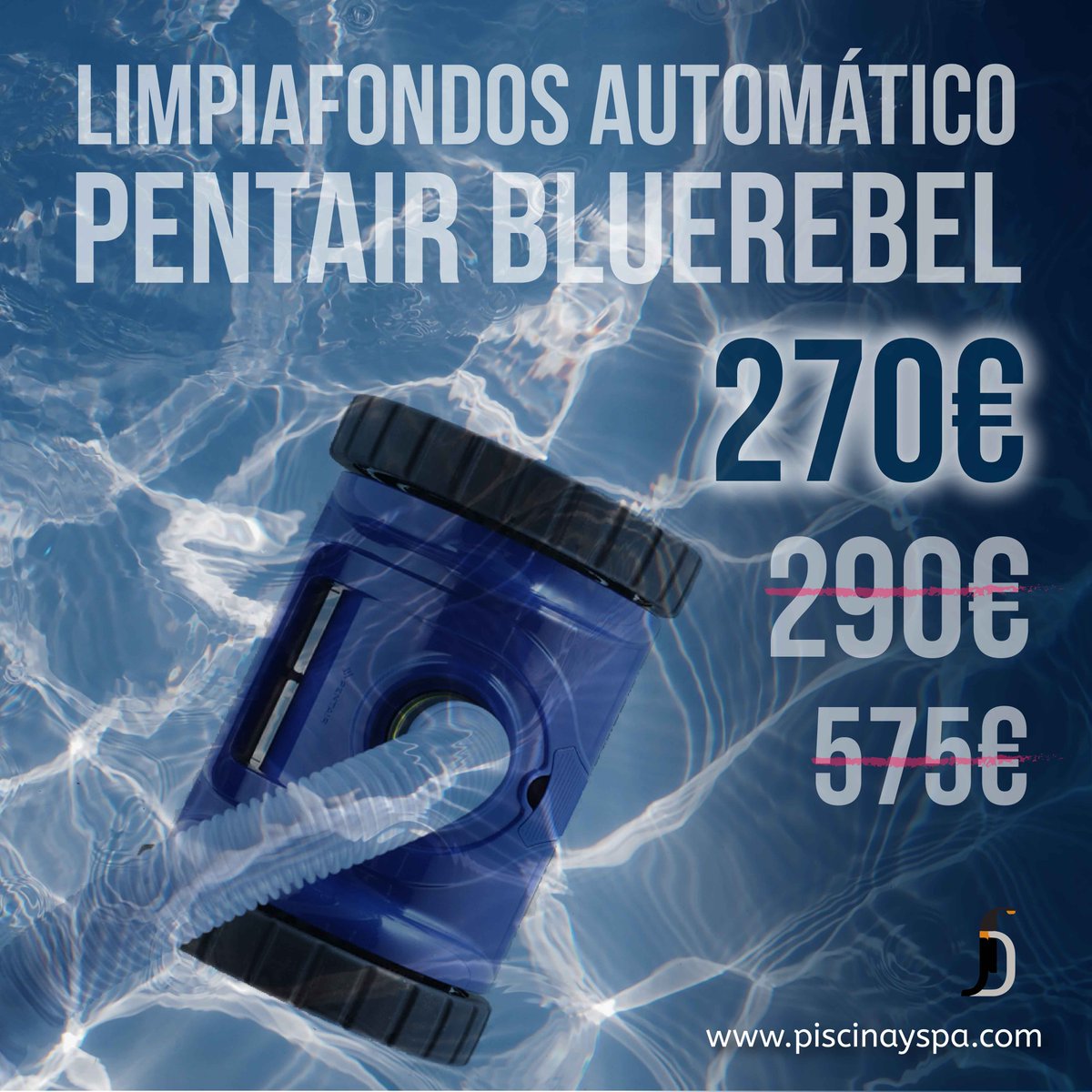 piscina_y's tweet photo. El limpiafondo Rebel de Pentair es un robot de última generación, incorpora un sistema anti obstáculos y con un sistema integrado rotativo que hace de este limpiafondo uno de los mejores limpiafondos hidráulicos del mercado 👌 

https://t.co/toZOTH78Yc https://t.co/30vkhAbhO3