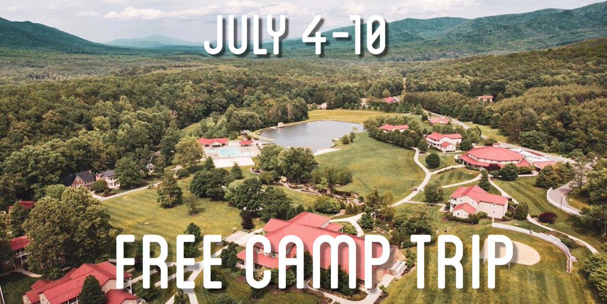 BCountyYL's tweet photo. we leave for camp TOMORROW and we’d like to give away a FREE CAMP trip!!! All you have to do is LIKE this post! Only like it if you can for sure come during these dates! July 4-10 Winner will be DMed (or told at hangout) at 7:30. We also are having a pool party tonight at 5-7:30! https://t.co/8oAVeiCNIB