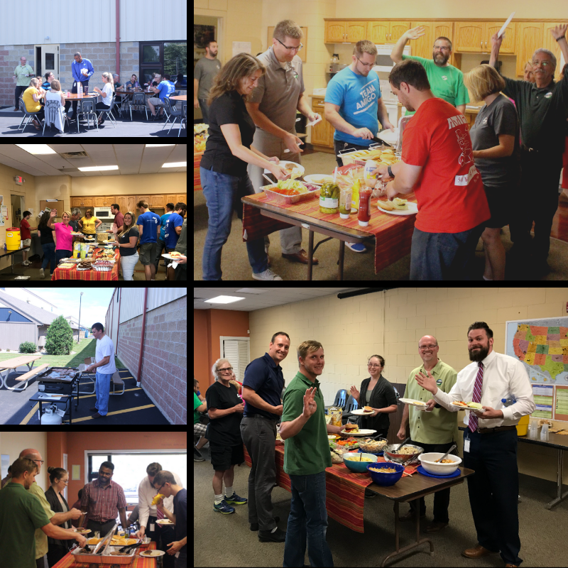 AmigoMobility's tweet photo. Today we celebrated the 4th of July a day early since our Amigo facility in Bridgeport, MI is closed tomorrow! One of our four core values at Amigo is “Care for customers &amp; co-workers like family” so today our employees came together to celebrate this holiday as a family. https://t.co/jOm4gyYxza