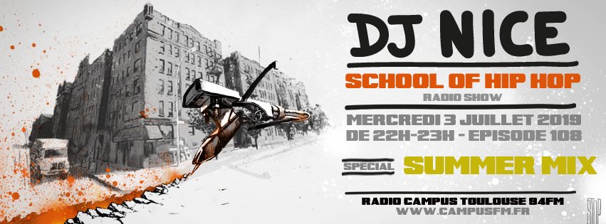 Davidfaur3's tweet photo. Summer Hip Hop mix sur @radiocampus - Toulouse https://t.co/uXY9Z98NZF