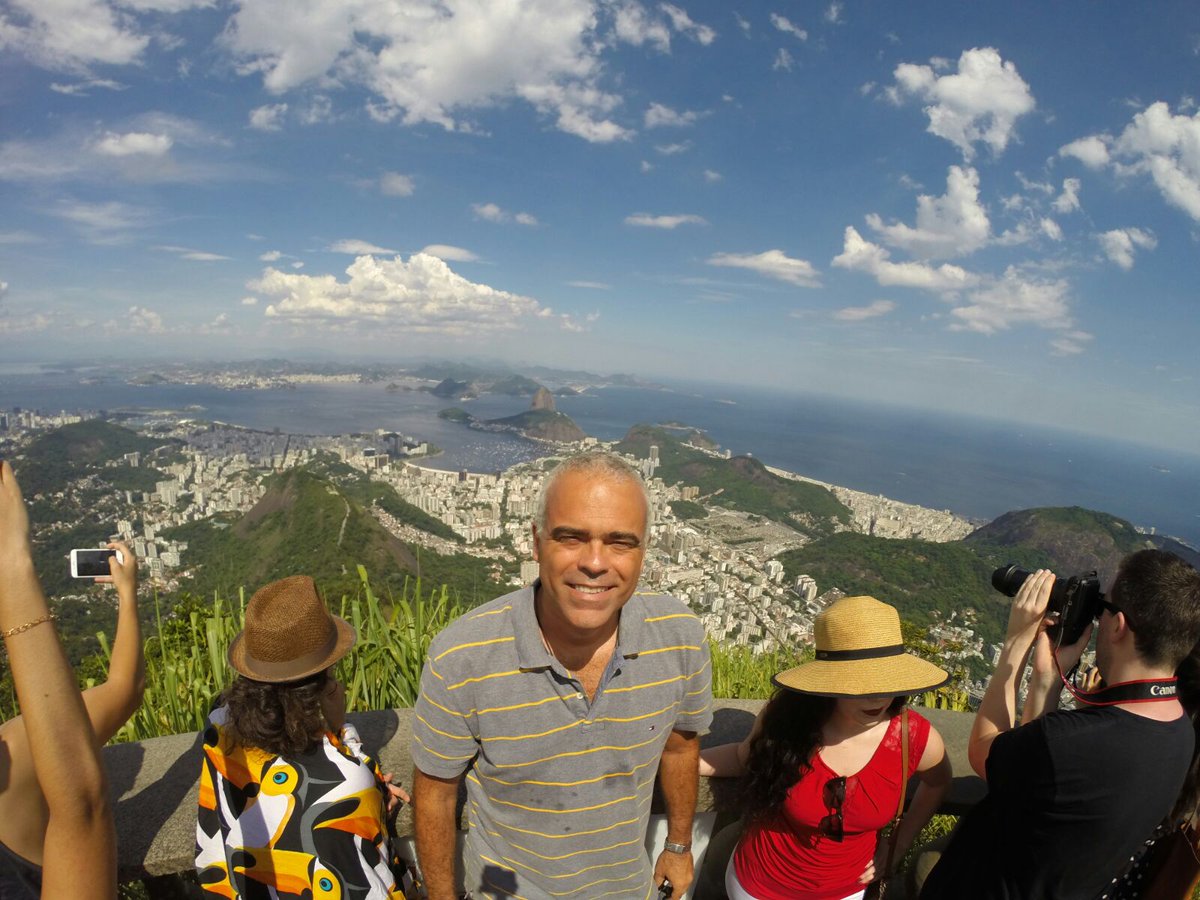 Great views from the Christ in Rio de Janeiro!