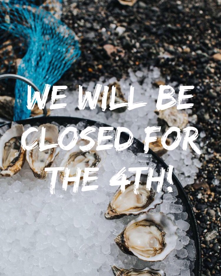 We’ll be closed tomorrow for the 4th of July and will resume normal business hours on Friday. Have a safe one!