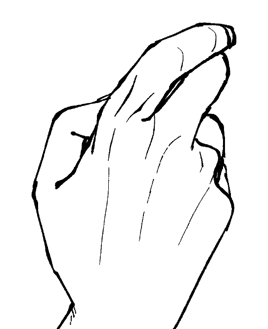 今日めっちゃ手ばっか描いた 