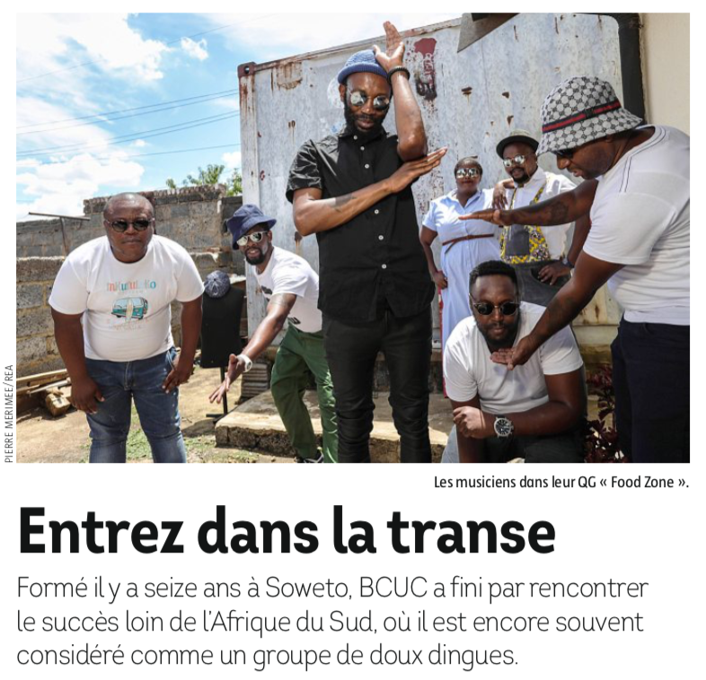 [🇿🇦ITV TRANSE AFRO FUNK ROCK 🤩] <a href="/jeune_afrique/">Jeune Afrique</a> complètement chamboulé par #BCUC
💿 "The Healing" ➡️ bit.ly/2HB0PfU
🎤 Tournée ➡️ bit.ly/2N8lhoQ
👀 Article complet ➡️ bit.ly/30fv16J #budamusique #veevcom #SouthAfrica <a href="/AntoineRajon/">Antoine Rajon</a> <a href="/Asterios_/">アステリオス</a>