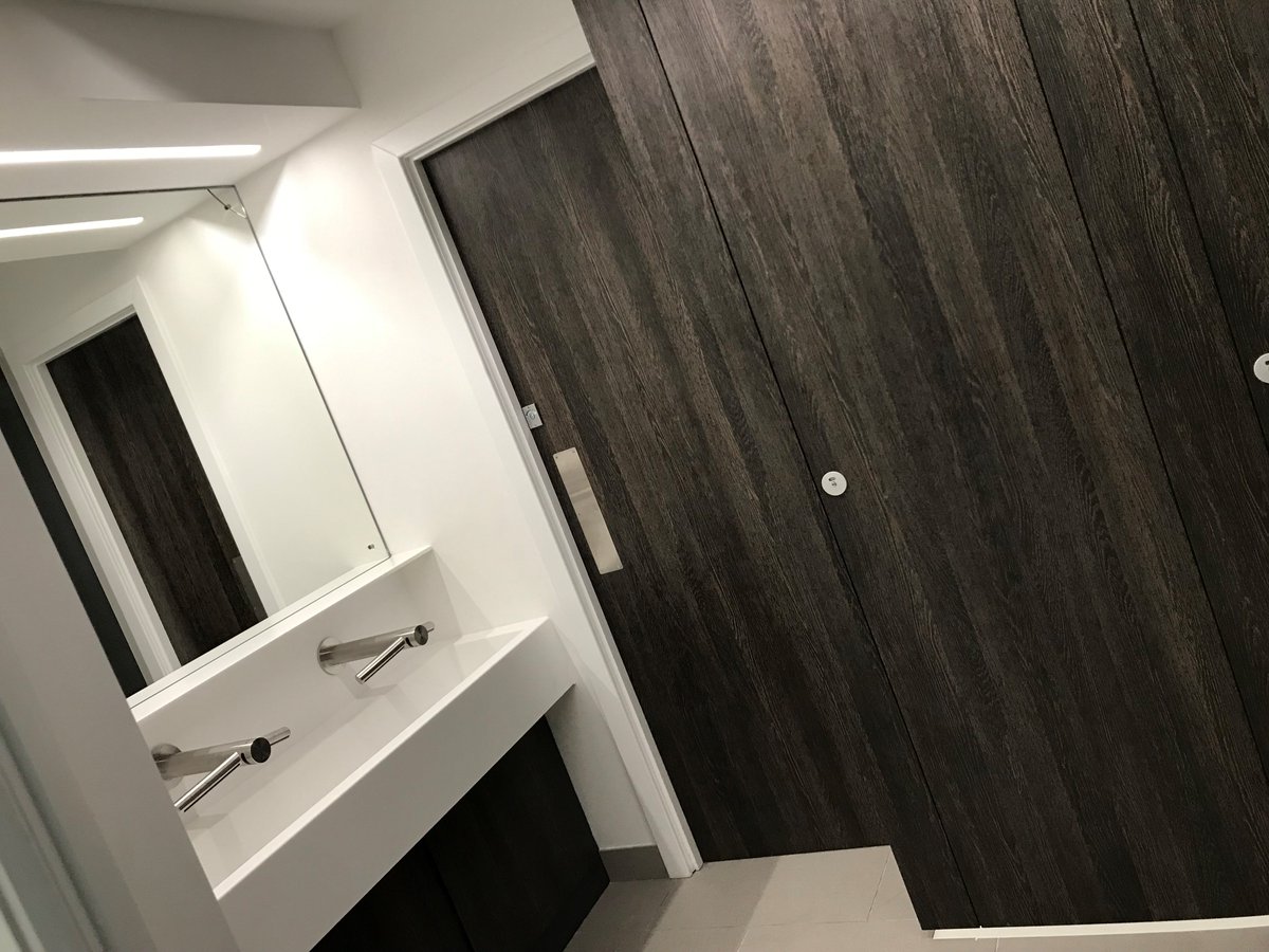 aci_contracts's tweet photo. Completed Ground Floor Washroom Refurbishment for Edinburgh Project.
Another 2 phases to go!!!  
#commercialwashrooms #commercialfitouts #officerefurbishment #acicontracts https://t.co/1FdEaYz8FE