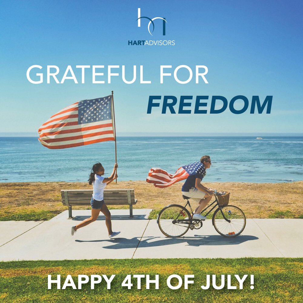 hartadvisors's tweet photo. "For you have been called to live in freedom. Use your freedom to serve one another in love." - Galatians 5:13 #4thofJuly #Happy4thofJuly #IndependenceDay #Freedom #America #USA https://t.co/Gmr9YdXKTX