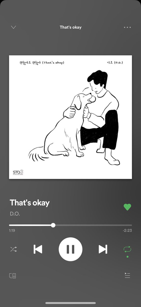 purelyixing's tweet photo. “that’s okay” totally... spoke my life.

if i can ever meet kyungsoo in person, i just wanna thank him for writing the lyrics to this song so beautifully, thank him for telling us it’s okay to be okay. 

경수야 고마워 ㅠㅠㅠ💛 https://t.co/dD3aZMtLNK
