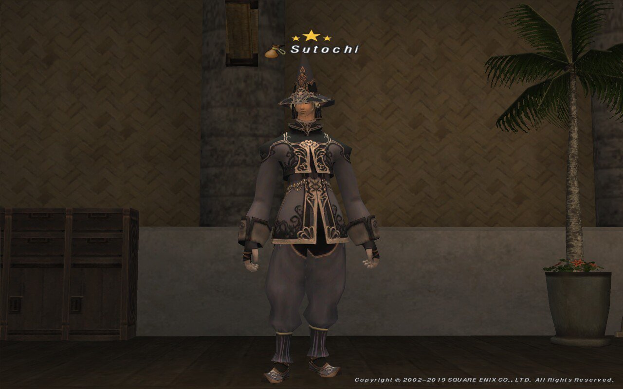 スト Ff11 鯖のカッパサブリメン 革細工スキルを上げた理由の1つがシャイル装束 手と足が無くて一式を揃えられなかったんだよね だから自作してみた 錬成はヨアヒム とお揃いになりたかったから ホマムは一番好きなグラの装備 シャドウもかなり