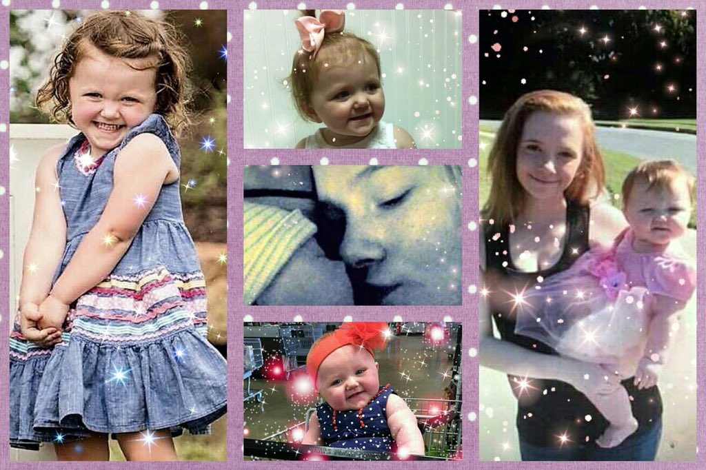  “Photo of AngelMom Kathy Hall’s granddaughter, child of her deceased daughter. Her husband is a 26 year Purple Heart veteran.  #FamilyCourt in AR would not give them their granddaughter - she was given to strangers connected w/WalMart in AR when she has family that love her”