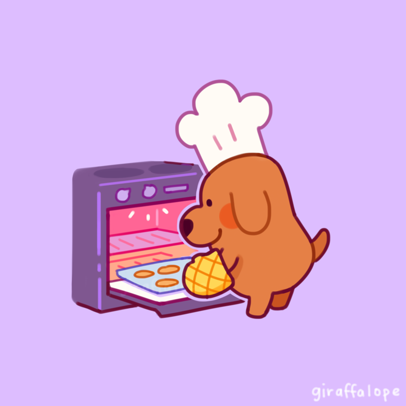 Giraffaloops's tweet photo. Local small business owner does his heckin best 🐶🍰 https://t.co/Xery0ju3M6
