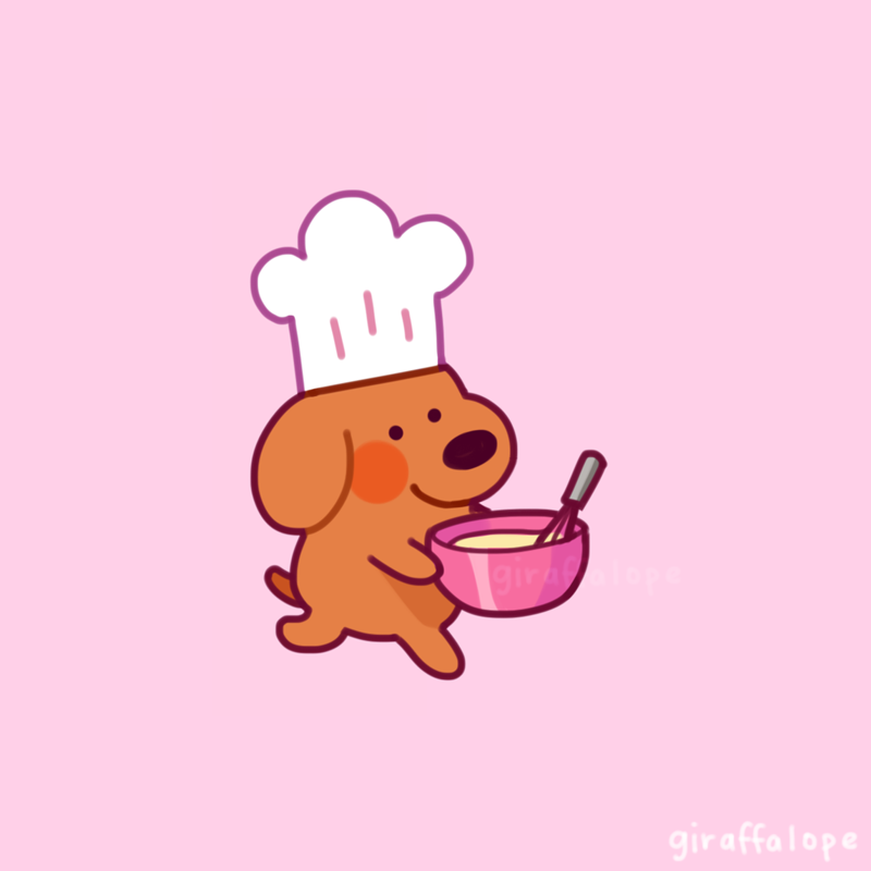 Giraffaloops's tweet photo. Local small business owner does his heckin best 🐶🍰 https://t.co/Xery0ju3M6